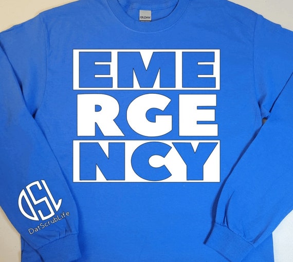 Emergency Long Sleeve Shirt, Emergency Shirt, Emergency