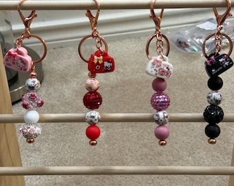 LLAVERO - Colección de llaveros Kawaii en oro rosa