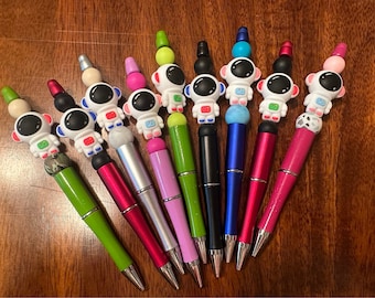 Space Astronaut Silicone Bead Pens