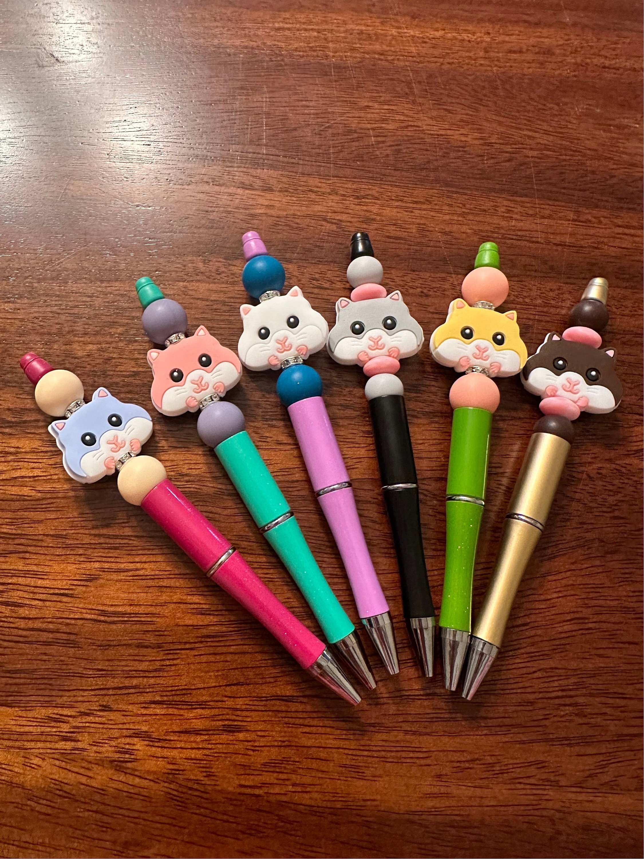 Hamster, Guinea Pig, Gerbil Silicone Bead Pens