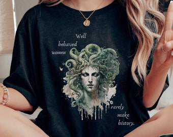 Medusa Shirt Feminist shirt Dark Academia Shirt Dark Academia clothing Light Academia Clothing Feminist Clothing Greek Mythology shirt