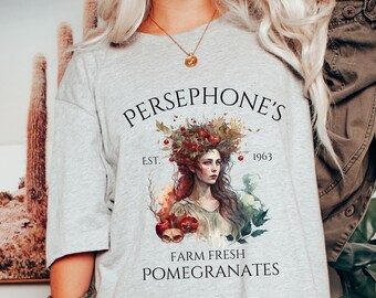 Persephone's Pomegranates Shirt Persephone Shirt Greek Mythology Shirt Dark Academia Shirt