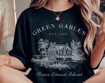Anne avec un E T-shirt Anne of Green Gables Shirt Anne of Green Gables t-shirts dark academia chemise livre chemise livresque chemise Anne Shirley