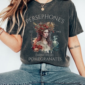 Persephone shirt Vintage Greek Mythology Shirt Comfort Colors Dark Academia Shirt Dark Academia Clothing Women Dark Academia Aesthetic