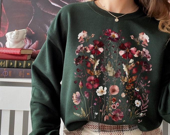 Crafted Floral iCotton Sweatshirt