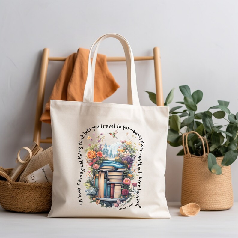 Book tote bag booktok merch gift bookish tote bags booklover totebag for books bookworm totebag bookish totebag book totebag image 4