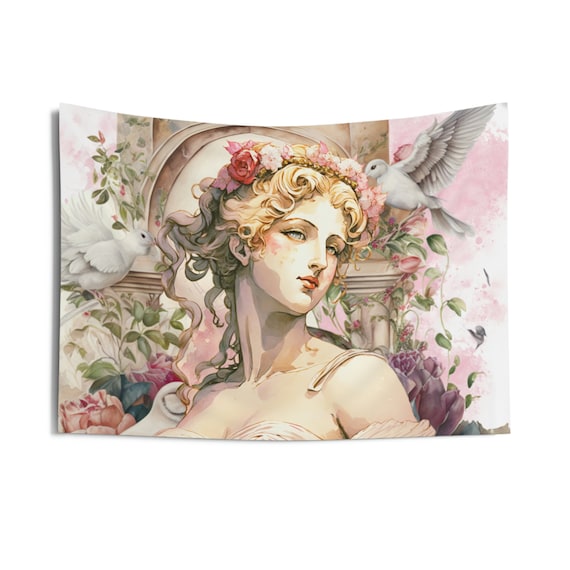 Aphrodite Altar Cloth Aphrodite Tarot Cloth Aphrodite Symbology Aphrodite Tapestry Love Magic Altar Cloth Goddess Altar Cloth Etsy