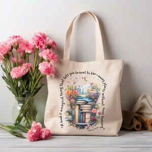 Book tote bag booktok merch gift bookish tote bags booklover totebag for books bookworm totebag bookish totebag book totebag image 3