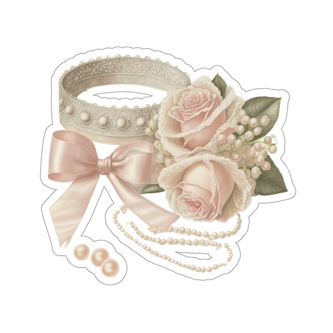 Coquette Stickers Coquette Room Decor Coquette Lace Etsy