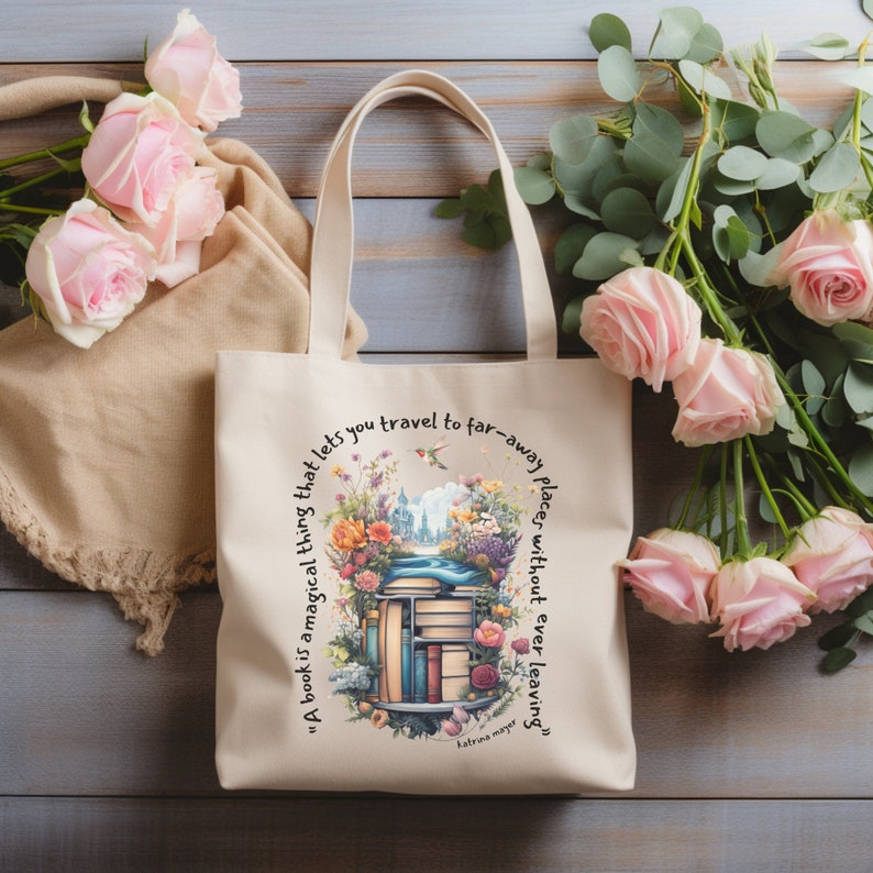 Book tote bag booktok merch gift bookish tote bags booklover totebag for books bookworm totebag bookish totebag book totebag image 8