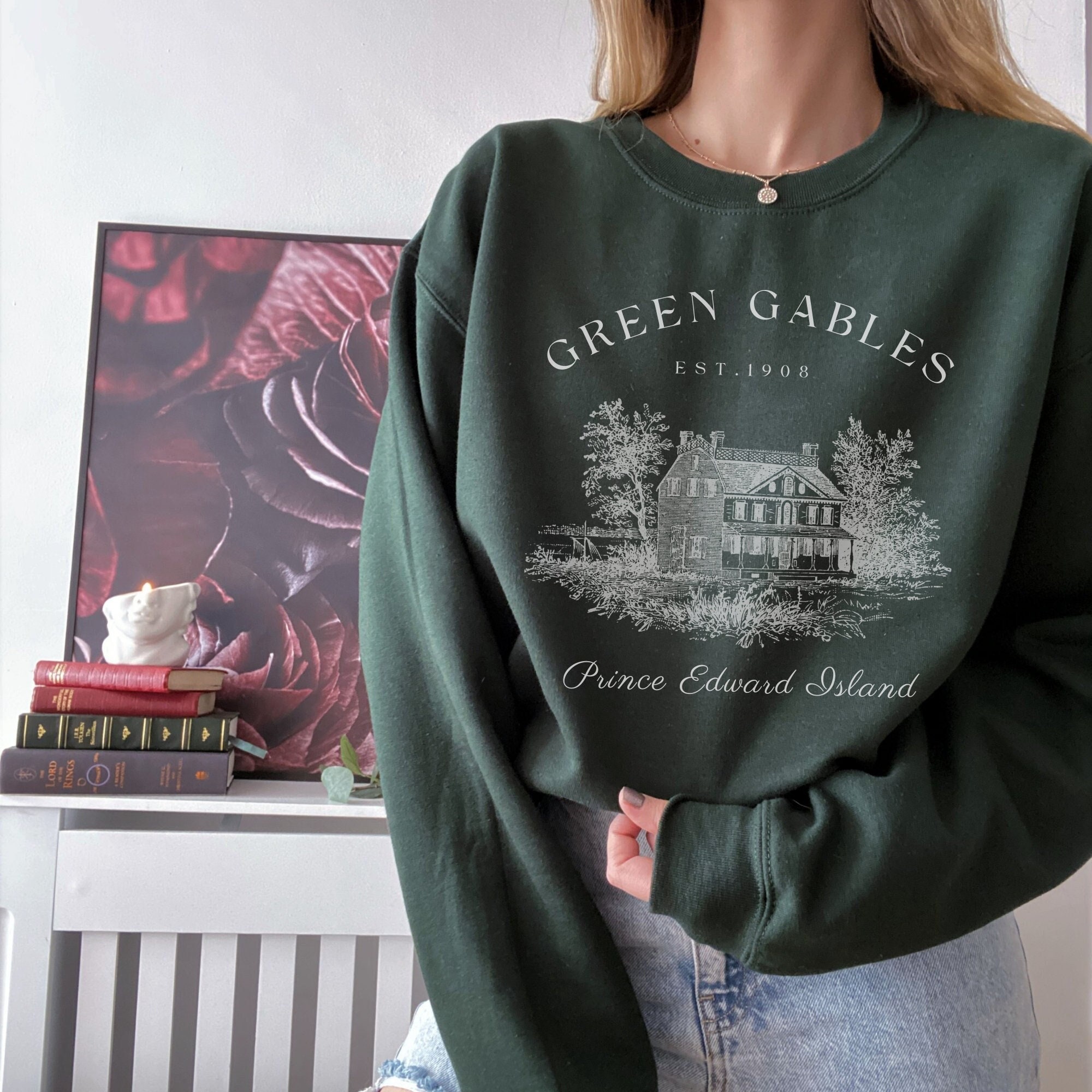 トップス 80's vintage Anne of Green Gables sweat Anne of Green Gables Sweatshirt – The Novel Home