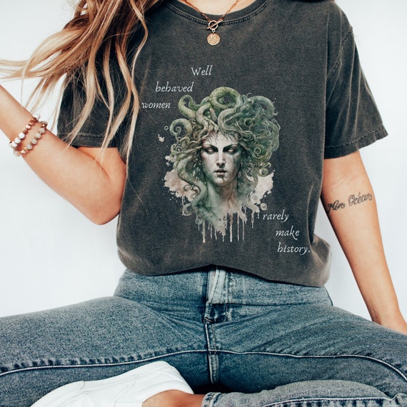 Vintage Medusa Shirt Dark Academia Shirt Feminist shirt Dark Academia clothing Light Academia Clothing Feminist Clothing Greek Mythology