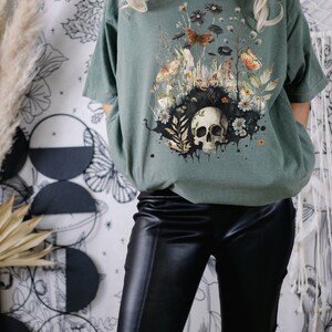 whimsigoth skull shirt