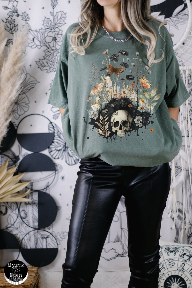 whimsigoth skull shirt