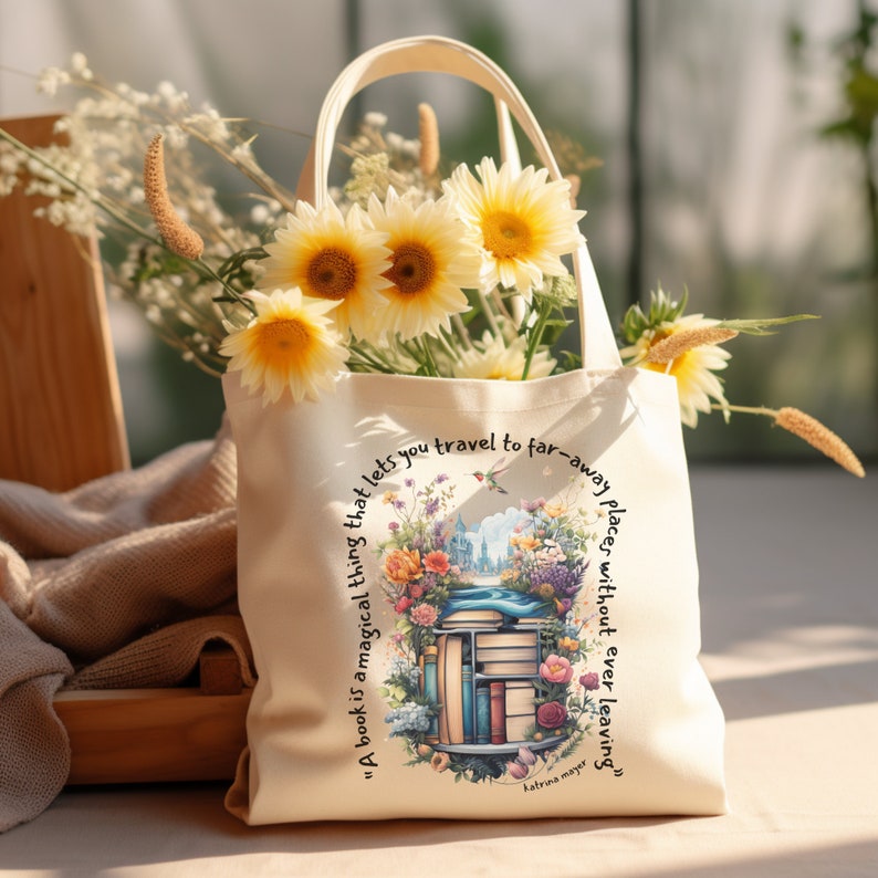 Book tote bag booktok merch gift bookish tote bags booklover totebag for books bookworm totebag bookish totebag book totebag image 6
