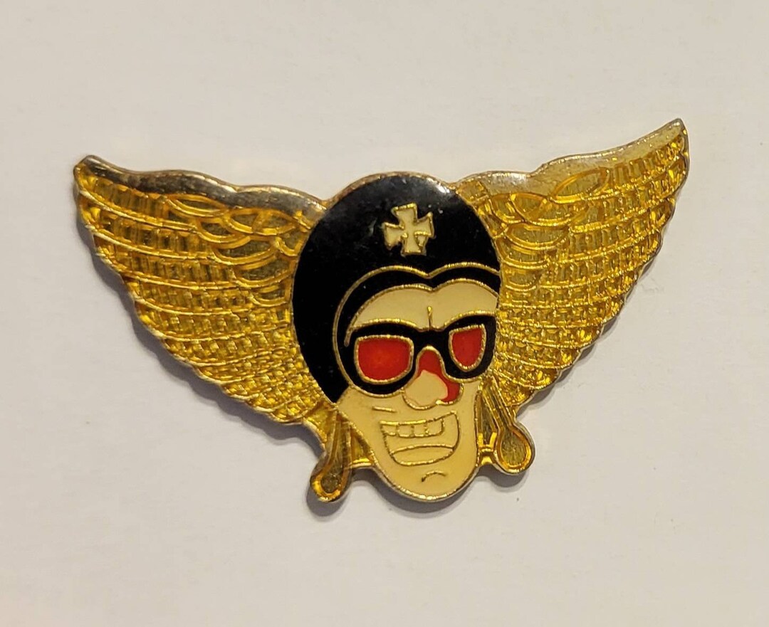 Vintage Enamel Pins // Vintage 1970's Motor Cycles Lapel Hat Pin