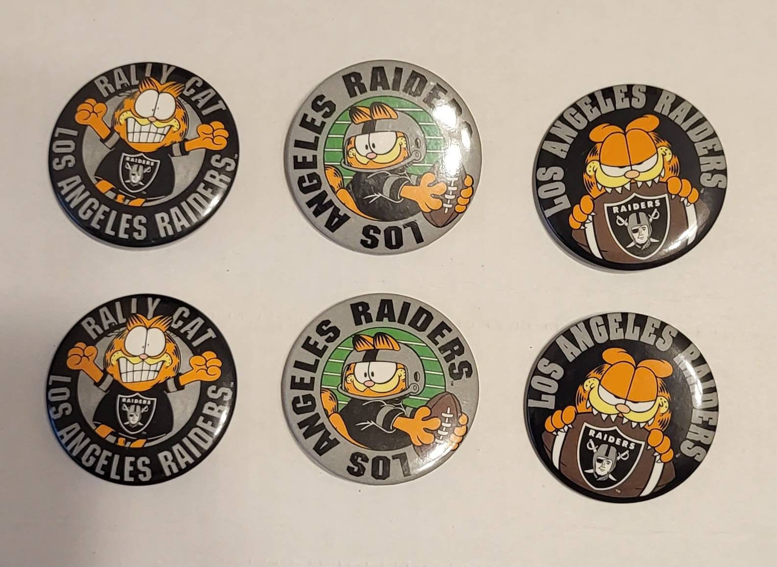 Pack of 3 mini Las Vegas Raiders Patch 2.5 in - Embroidered Iron on or sew  on