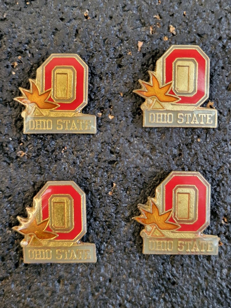 Oh Ridge Pin Vintage Enamel Ohio State Buckeyes Pins // OSU Vs Xichigan // Ohio ...