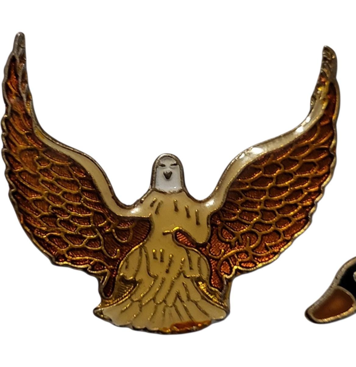 Vintage Style Enamel Bird Pins Set of 5 | Gold Tone Bird Lapel Pins ...
