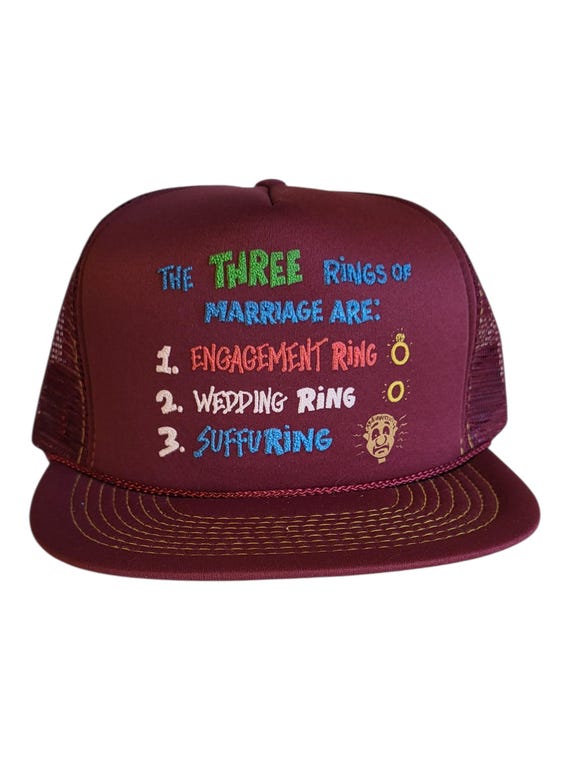 Funny Embroidered Snapback Trucker Hat Vintage Baseball Cap Gag Gift Amazon.com: Funny Hats for Men Women, Funny Gag Gifts for  main image 2