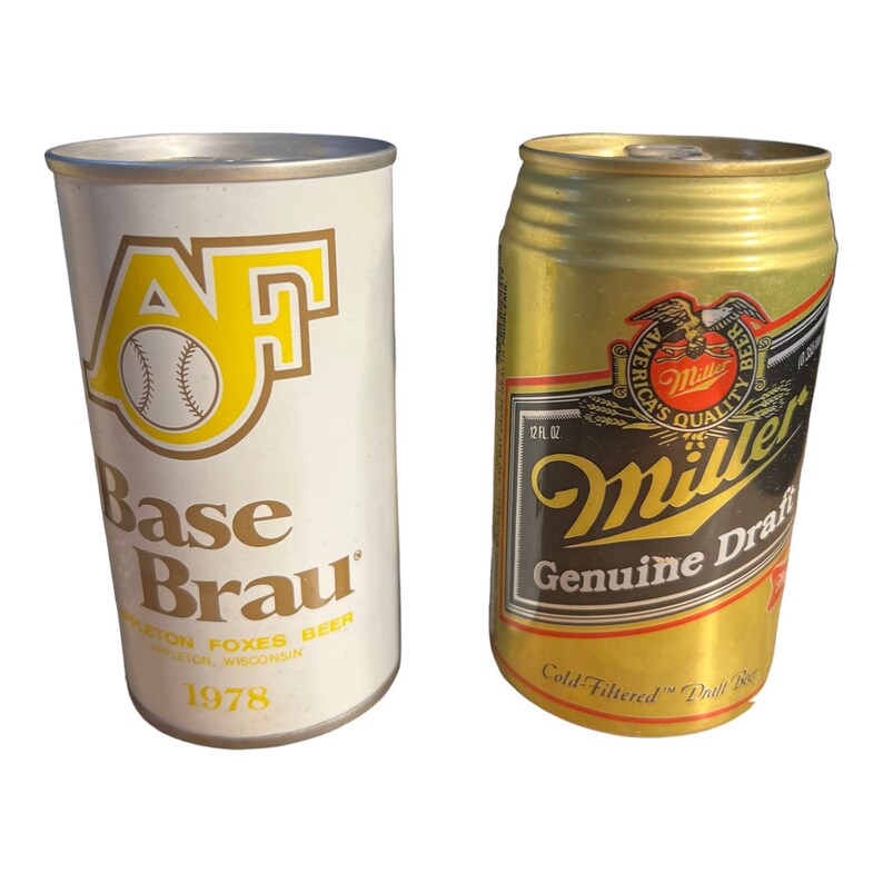 Vintage Beer Can Lot // Lot of 4 // Rusty Dusty Old Cans // Decor ...