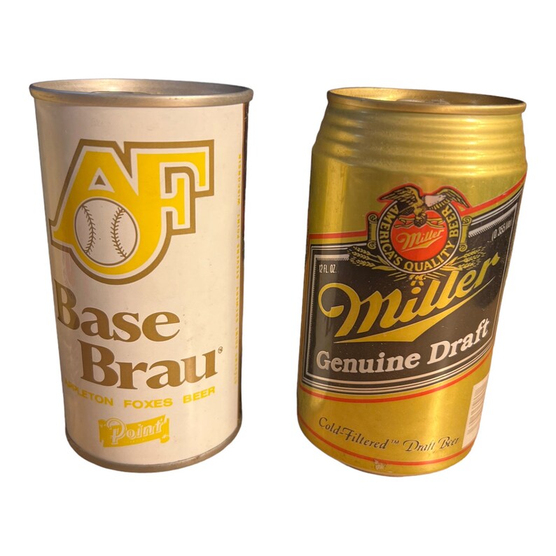 Vintage Beer Can Lot // Lot of 4 // Rusty Dusty Old Cans // Decor ...
