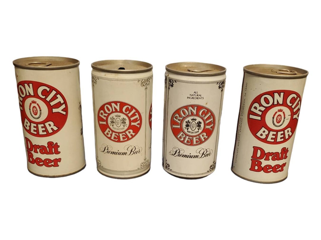 Vintage Beer Can Lot // Lot of 4 // Rusty Dusty Old Cans // Decor