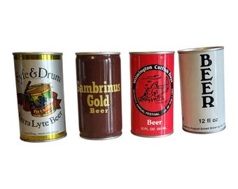 ヴィンテージ フォスターズ ラガービール缶トリオ – 12オンス、340ml