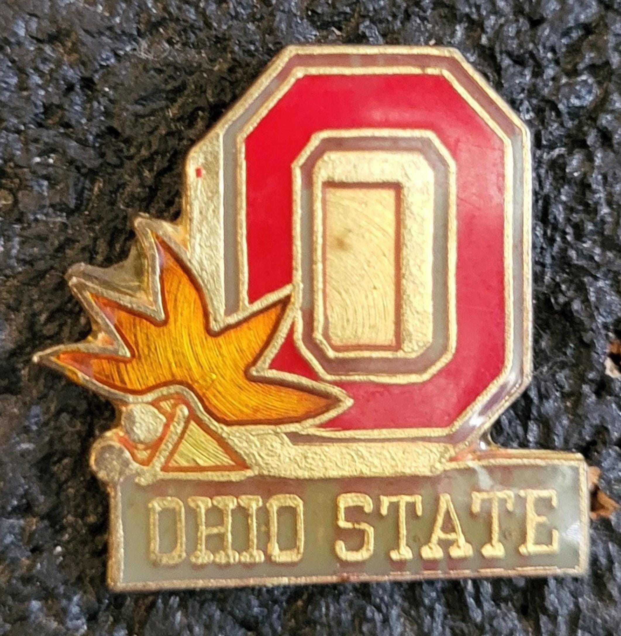 Oh Ridge Pin Vintage Enamel Ohio State Buckeyes Pins // OSU Vs Xichigan // Ohio ...