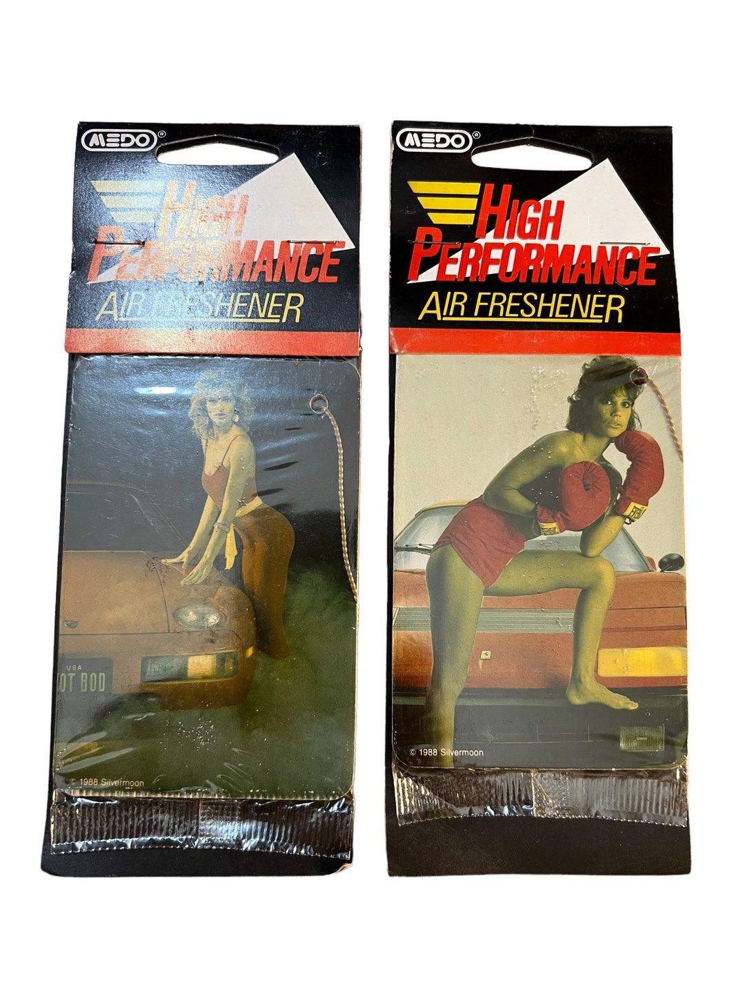 Vintage Air Freshener Set // 1998 LOT of 2 // Sexy Classic Car Etsy