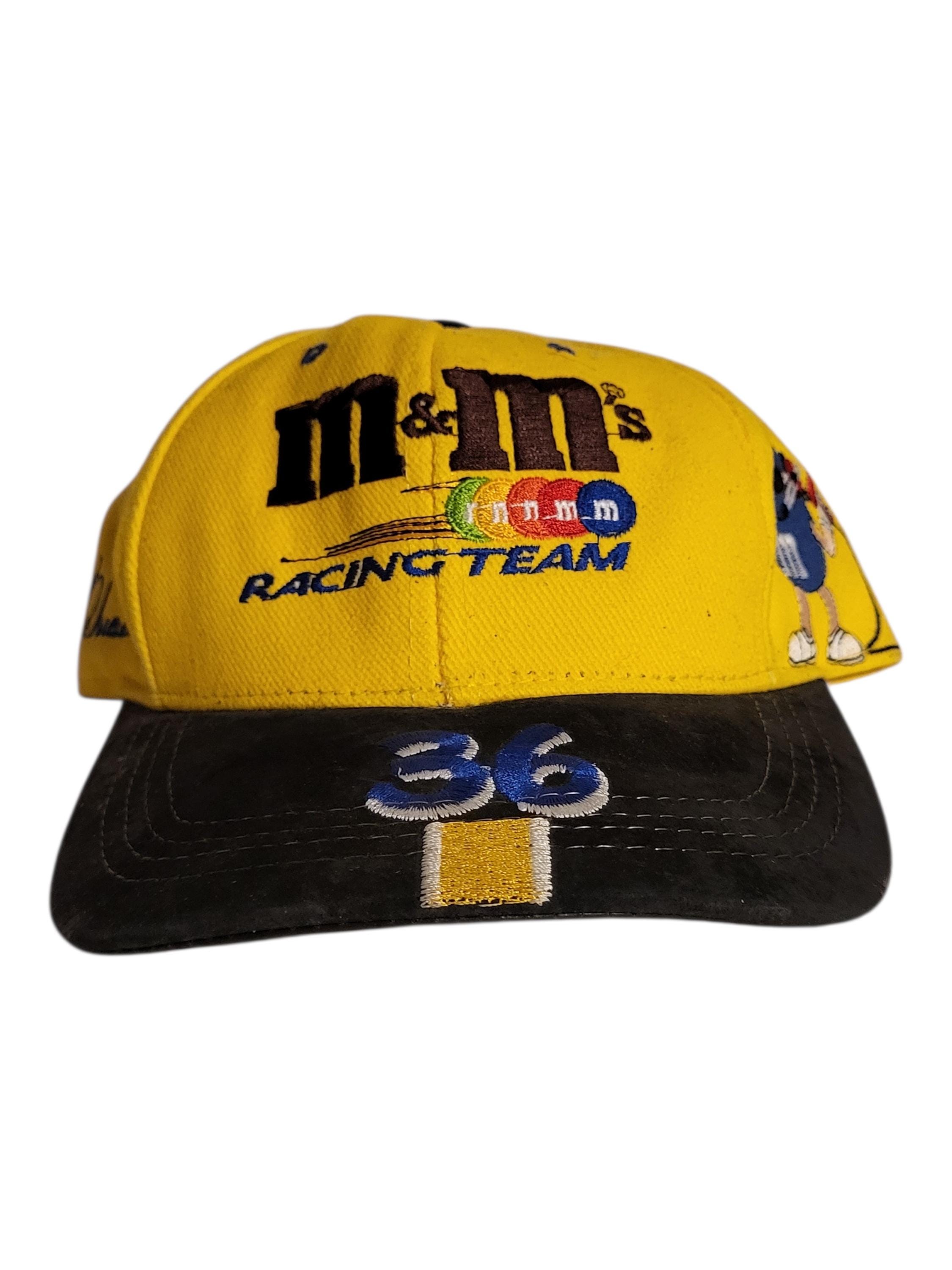 Vintage M&m's Racing Team #36 Hat | 90s NASCAR Snapback | Made in