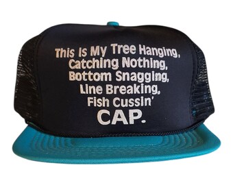 Funny Fishing Trucker Hat – Fishing Joke Snapback Cap, humorcadeau voor vissers