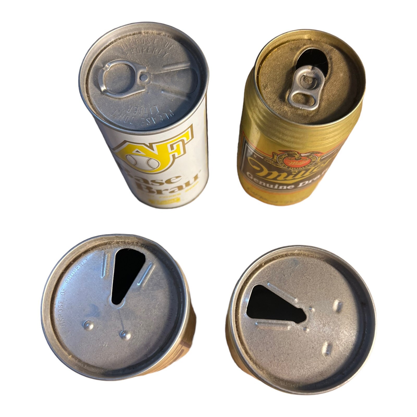 Vintage Beer Can Lot // Lot of 4 // Rusty Dusty Old Cans // Decor ...