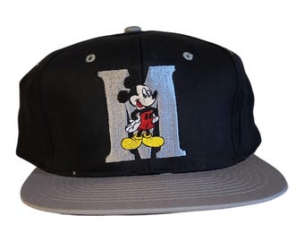 80s Mickey Mouse New Era Snapback Deadstock* - Etsy