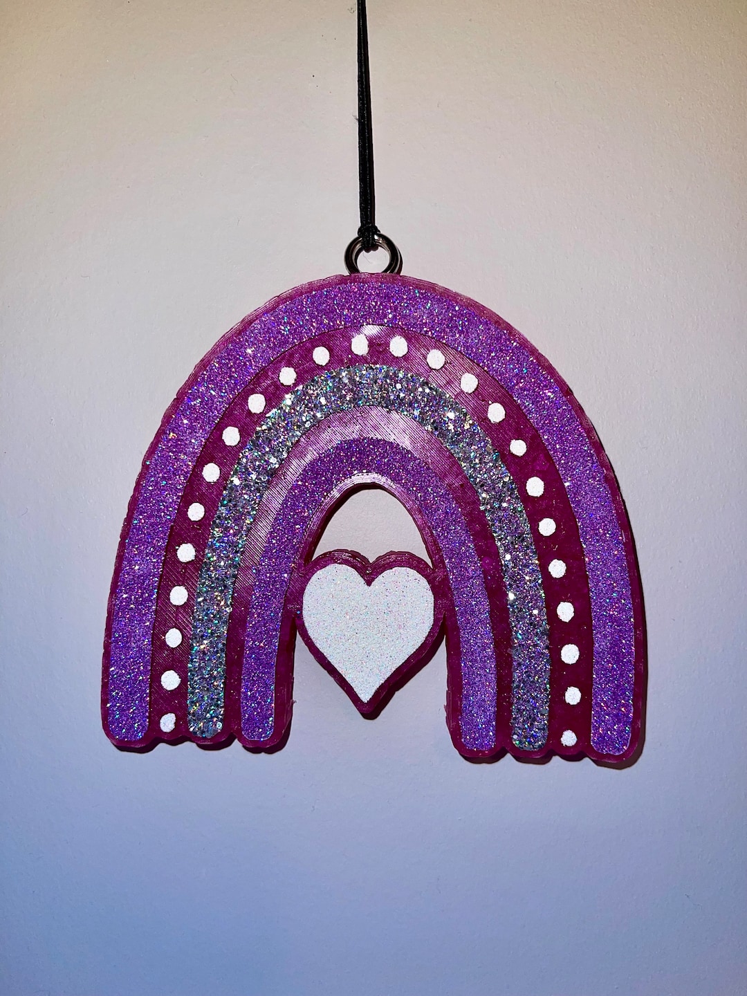 Heart Rainbow Car Freshie Etsy