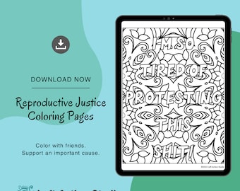 こんなクソみたいなことに抗議するのはもううんざりだ - 社会正義と権利を気にする人のための大人向け塗り絵。すぐにダウンロード