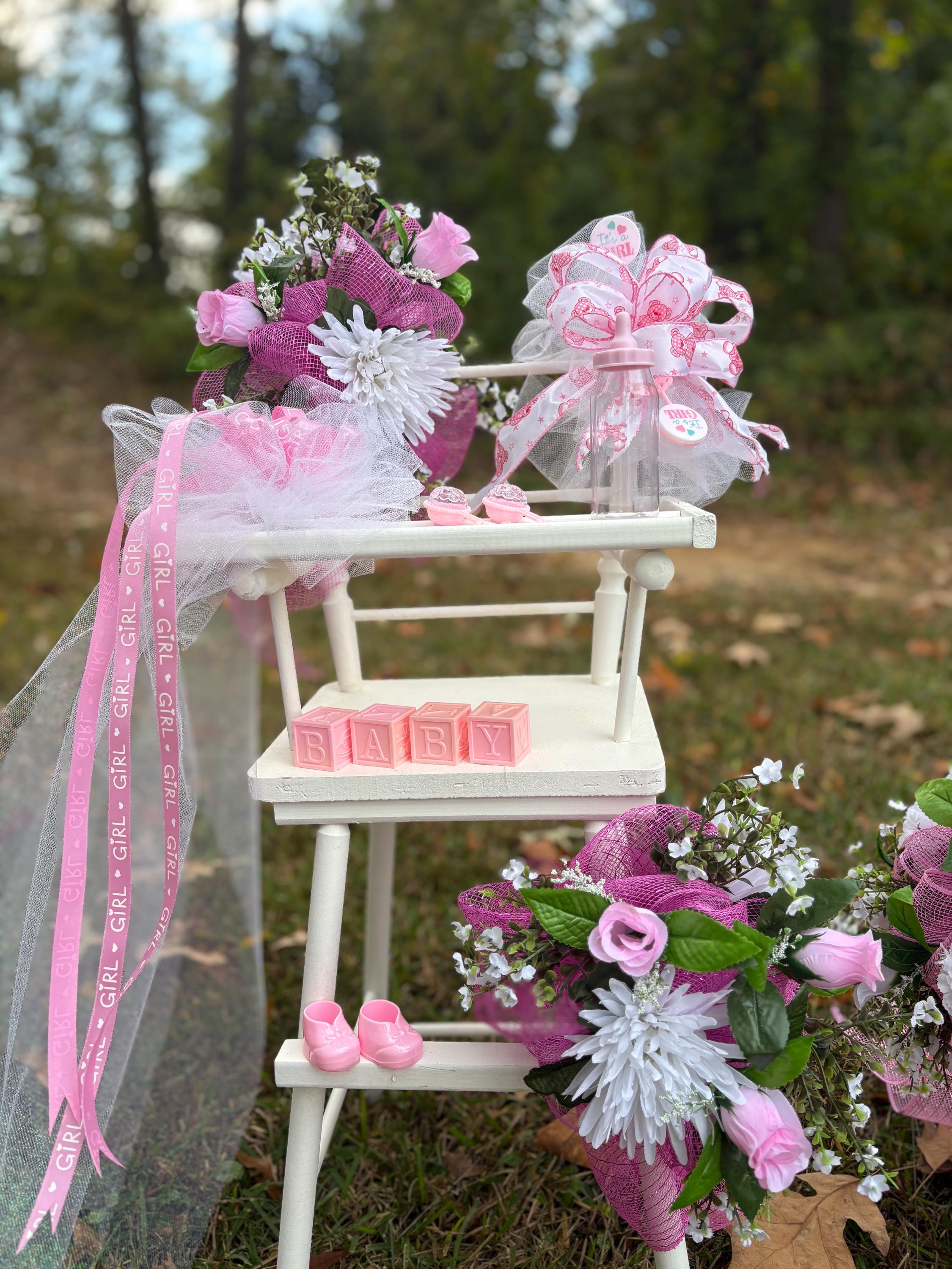 Decorative baby girl cradle - Thumbnail 2