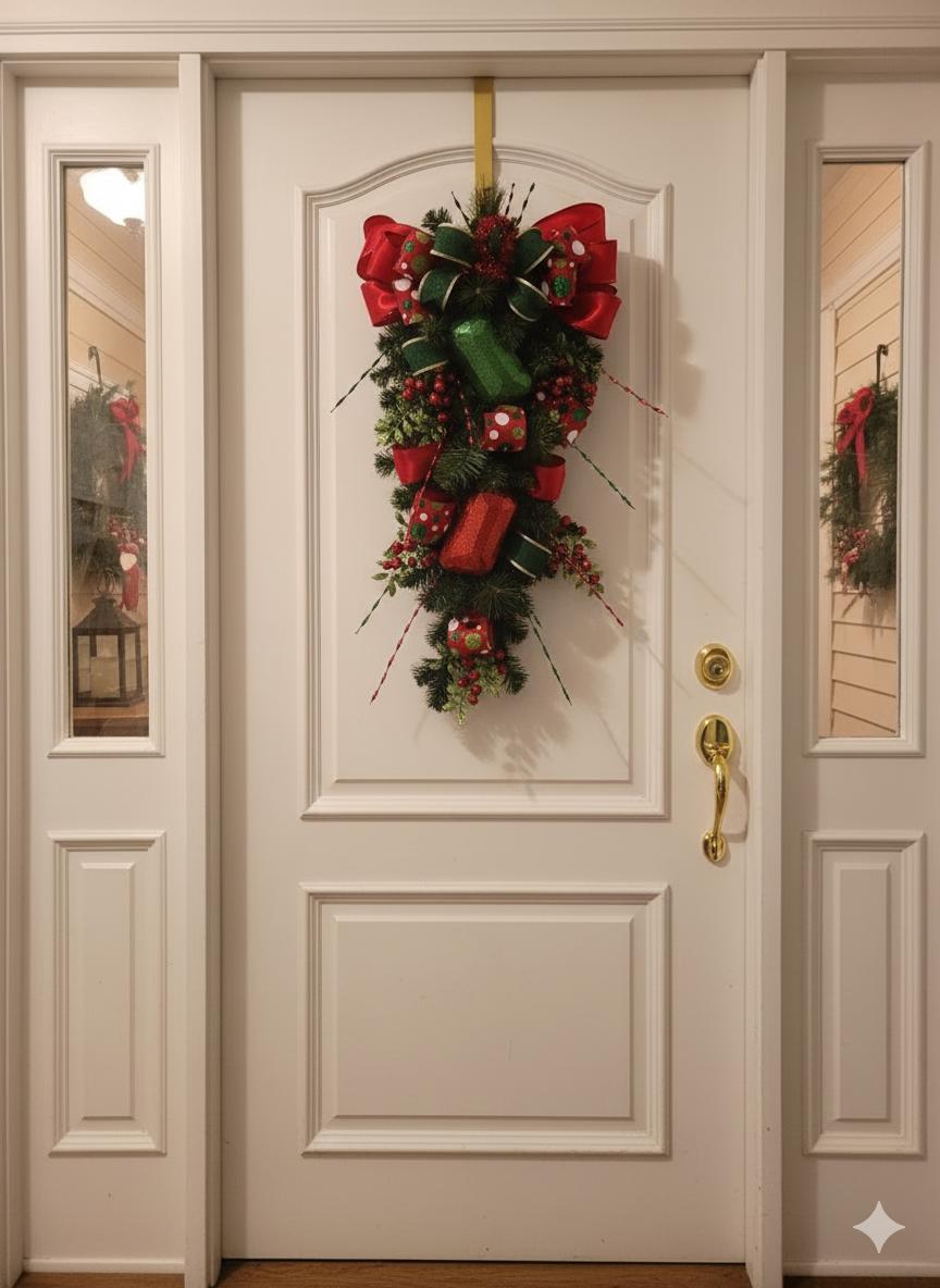 Christmas Jewel Door Swag - Thumbnail 2