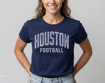 Houston Football Fan GameDay Shirt, Men's and Women's XS-3XL, Gift, Soft, Lightweight