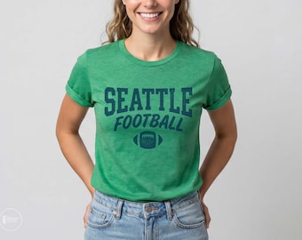 Seattle Football Fan GameDay Shirt, Men's and Women's XS-3XL, Gift, Soft, Lightweight