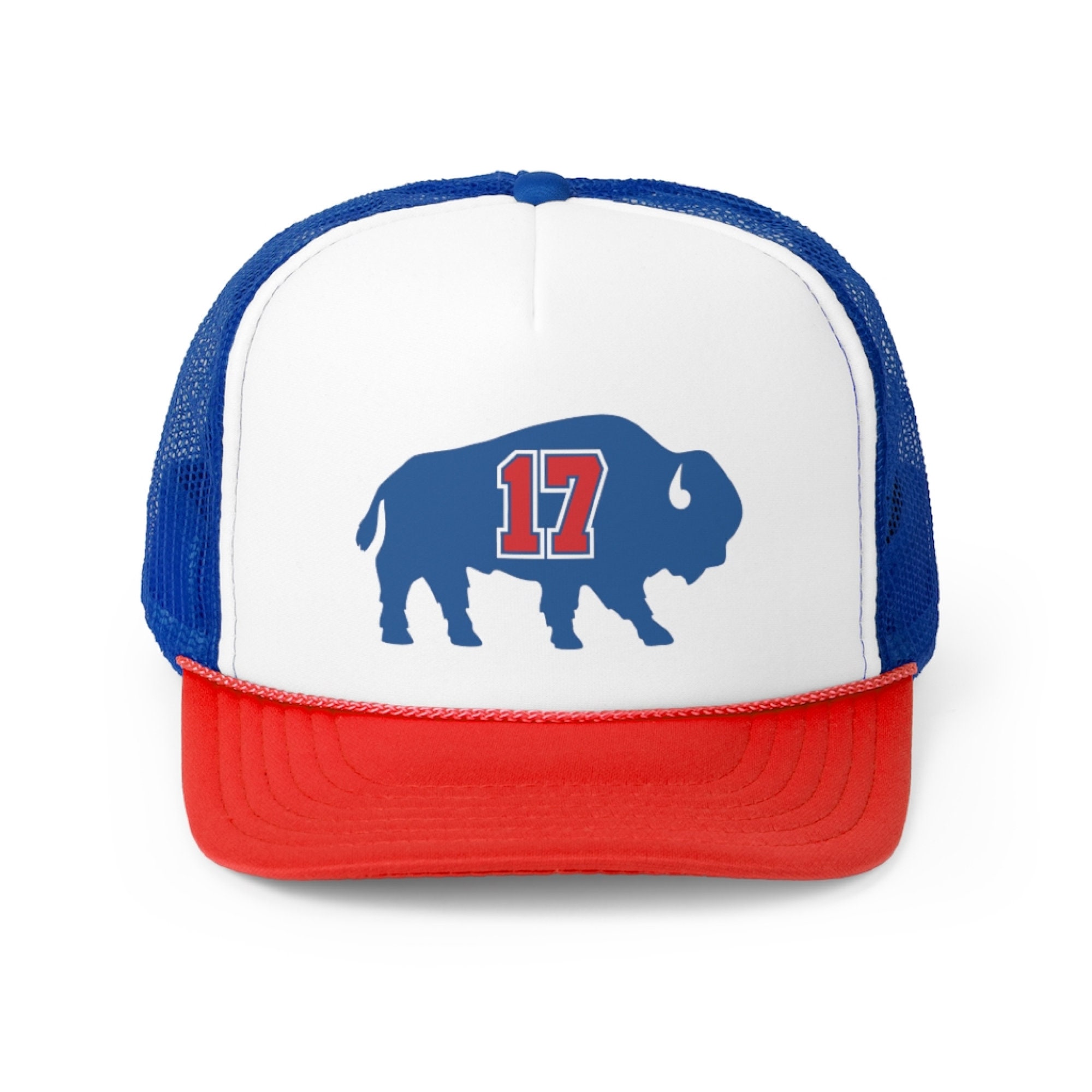 Buffalo Josh Allen 17 Hat, Buffalo Bills Sunday Trucker Hat, Retro