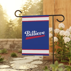 Buffalo Football Billieve Garden Banner, 12&quot; x18&quot; Buffalo Banner, Buffalo NY Garden Banner