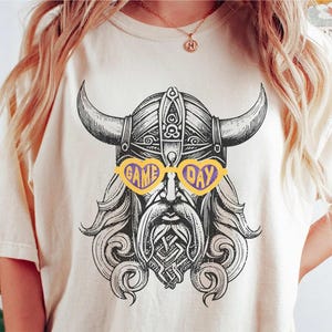 Vikings Mascot Game Day T-Shirt: Soft Cotton Football Tee