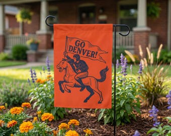 Go Denver Football Garden Banner, 12" x18"