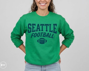 Seattle FootballCrewneck Sweatshirt, Unisex Game Day Gift