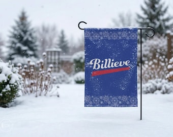 Buffalo 'Billieve' Garden Banner - Christmas Edition (12" x 18")