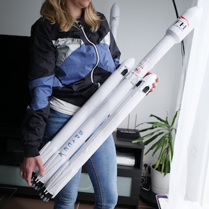 Falcon Heavy model 1:68 SpaceX 103cm / 40Inches