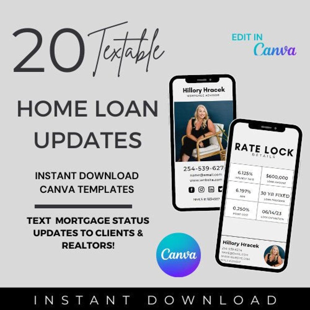 20 Textable Mortgage Status Updates for Clients and Agents | Canva ...