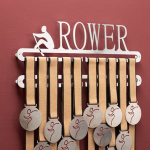 Rowing medal display Doble hanger, Rower Medal Hanger, Medal Display, Medallero, Medal holder, Medal Rack, Remo gift, Sport Gift