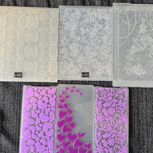 Various Embossing Folders